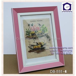 [DB-555-4 Pink] กรอบรูปเกียรติบัตร กรอบA4 กรอบรูปใส่ใบประกาศ กรอบงานเกษียณ